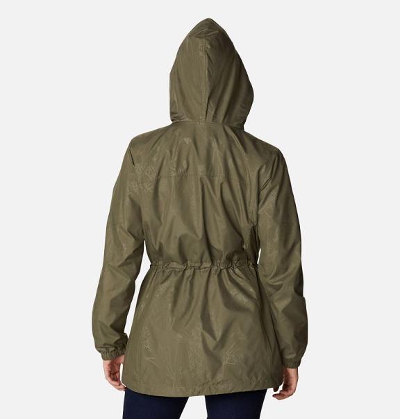 Columbia Auroras Wake III Windbreaker Green For Women's NZ53960 New Zealand